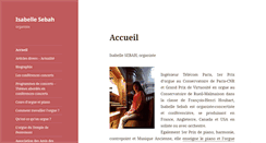 Desktop Screenshot of orgue-isabellesebah.com